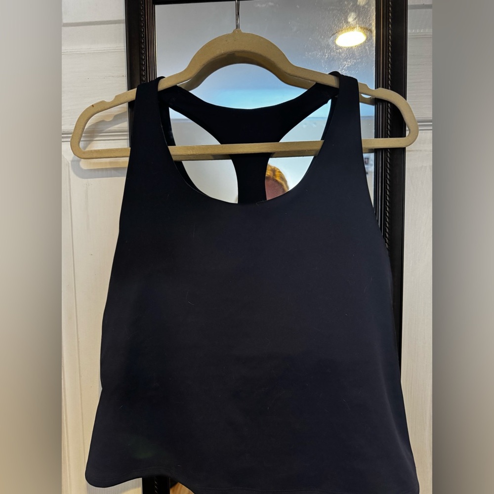 Old Navy Dark Blue Sleeveless Activewear Tank Top